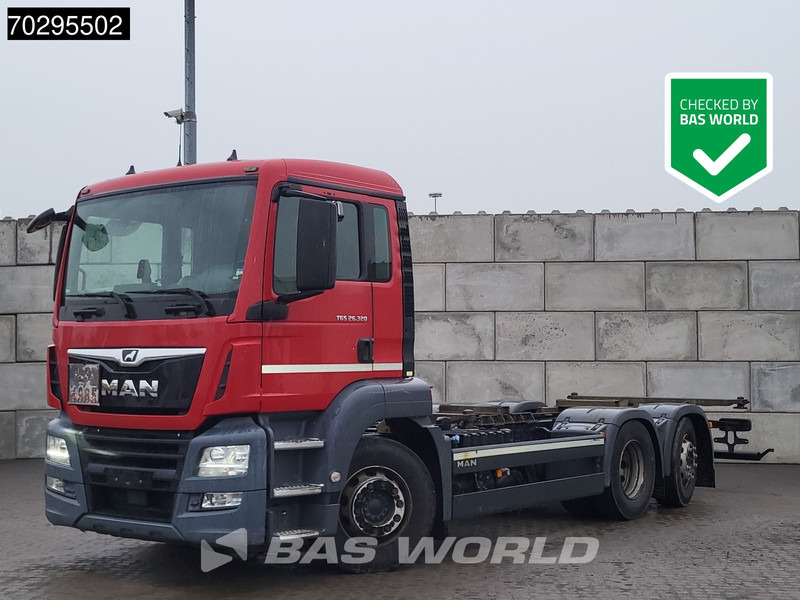 MAN TGS 26.320 TGS 6X2 ADR BDF Lift+Steering Axle Automatic Euro 6 - Грузовик-контейнеровоз/ Сменный кузов: фото 1 MAN TGS 26.320 TGS 6X2 ADR BDF Lift+Steering Axle Automatic Euro 6 - Грузовик-контейнеровоз/ Сменный кузов: фото 1