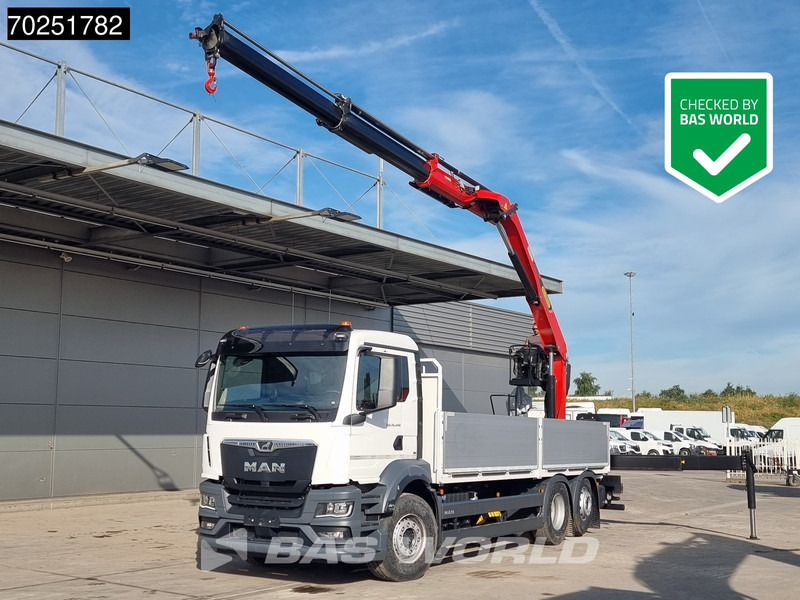 MAN TGS 26.440 6X2 NEW NL-Truck Palfinger PK20.501 L TEC3 Kran Baustoff Lift-Lenk Asche - Грузовик бортовой/ Платформа, Автоманипулятор: фото 1 MAN TGS 26.440 6X2 NEW NL-Truck Palfinger PK20.501 L TEC3 Kran Baustoff Lift-Lenk Asche - Грузовик бортовой/ Платформа, Автоманипулятор: фото 1