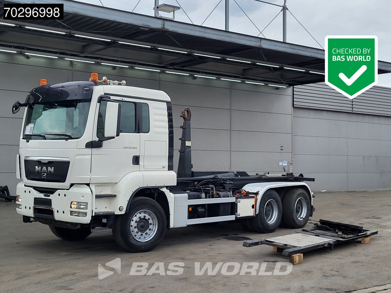 MAN TGS 33.440 6X4 25Ton AJK NHS25-5930 hooklift with 5th wheel Wechselsystem Manual Big-Axle Euro 5 - Крюковой мультилифт: фото 1 MAN TGS 33.440 6X4 25Ton AJK NHS25-5930 hooklift with 5th wheel Wechselsystem Manual Big-Axle Euro 5 - Крюковой мультилифт: фото 1