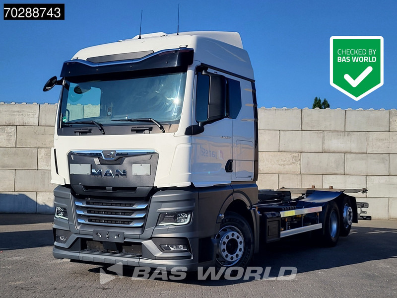 MAN TGX 26.470 6X2 BDF Retarder Lift-Axle LED Standairco Automatic Euro 6 - Грузовик-контейнеровоз/ Сменный кузов: фото 1 MAN TGX 26.470 6X2 BDF Retarder Lift-Axle LED Standairco Automatic Euro 6 - Грузовик-контейнеровоз/ Сменный кузов: фото 1
