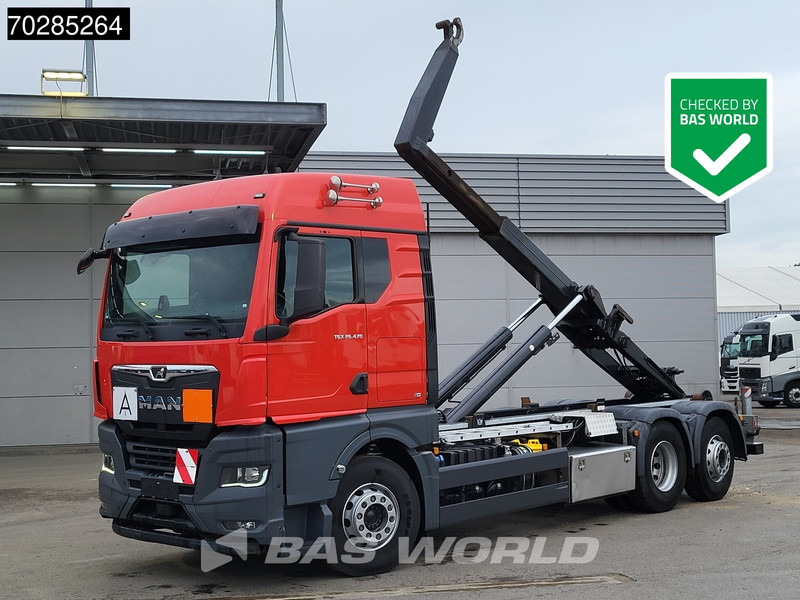 MAN TGX26.470 TGX 6X2 21 Tonnes VDL hooklift ADR Retarder Lift+Lenkachse ACC Navi Euro 6 - Крюковой мультилифт: фото 1 MAN TGX26.470 TGX 6X2 21 Tonnes VDL hooklift ADR Retarder Lift+Lenkachse ACC Navi Euro 6 - Крюковой мультилифт: фото 1