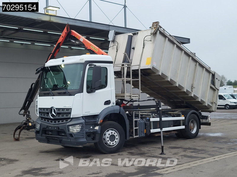 Mercedes-Benz Actros 1833 4X2 Palfinger PK7.501 SLD Kran Crane 17m3 tipper Big-Axle Euro 6 - Самосвал, Автоманипулятор: фото 5 Mercedes-Benz Actros 1833 4X2 Palfinger PK7.501 SLD Kran Crane 17m3 tipper Big-Axle Euro 6 - Самосвал, Автоманипулятор: фото 5