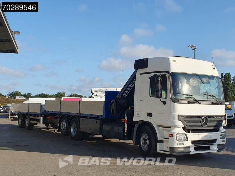 Mercedes-Benz Actros 2532 6X2 Truck + Trailer Fassi F330D3 Crane Kran 3-Pedals Euro 3 - Грузовик бортовой/ Платформа, Автоманипулятор: фото 3 Mercedes-Benz Actros 2532 6X2 Truck + Trailer Fassi F330D3 Crane Kran 3-Pedals Euro 3 - Грузовик бортовой/ Платформа, Автоманипулятор: фото 3