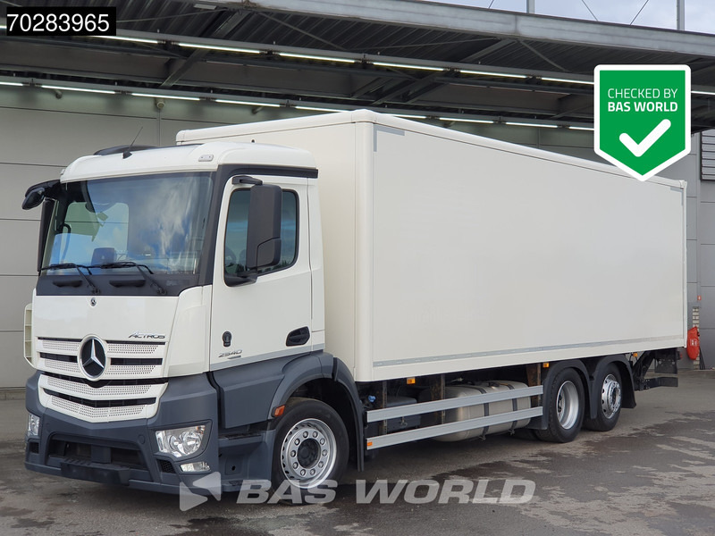 Mercedes-Benz Actros 2540 6X2 1500kg Ladebordwand Steering Axle Automatic Navi Euro 6 - Грузовик с закрытым кузовом: фото 1 Mercedes-Benz Actros 2540 6X2 1500kg Ladebordwand Steering Axle Automatic Navi Euro 6 - Грузовик с закрытым кузовом: фото 1