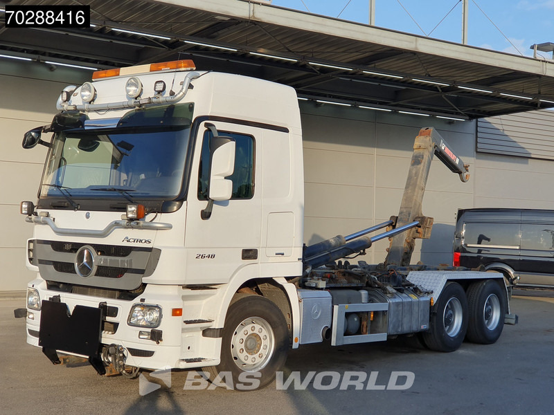 Mercedes-Benz Actros 2648 Actros 6X4 HIAB XR20SL56 Hooklift Big-Axle Automatic Euro 5 - Крюковой мультилифт: фото 3 Mercedes-Benz Actros 2648 Actros 6X4 HIAB XR20SL56 Hooklift Big-Axle Automatic Euro 5 - Крюковой мультилифт: фото 3
