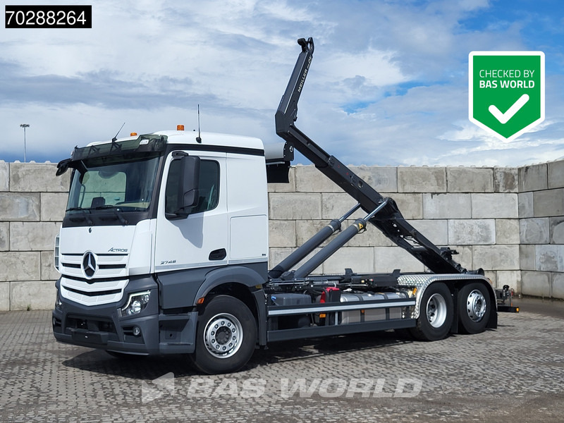 Mercedes-Benz Actros 2745 6X2 NEW! Meiller RS21-70 Hooklift Retarder Lift+Steering Axle PPC Navi - Крюковой мультилифт: фото 1 Mercedes-Benz Actros 2745 6X2 NEW! Meiller RS21-70 Hooklift Retarder Lift+Steering Axle PPC Navi - Крюковой мультилифт: фото 1