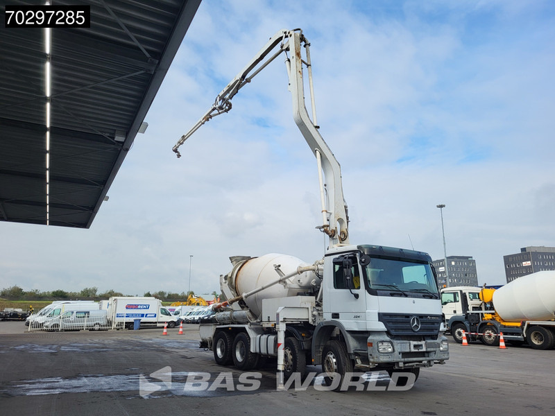 Mercedes-Benz Actros 3241 8X4 7m3 Putzmeister Mixer Big-Axle Steelsuspension Automatic Pompe+Mixer Euro 3 - Автобетононасос: фото 5 Mercedes-Benz Actros 3241 8X4 7m3 Putzmeister Mixer Big-Axle Steelsuspension Automatic Pompe+Mixer Euro 3 - Автобетононасос: фото 5