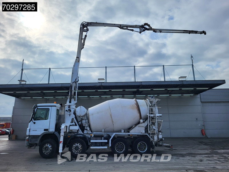 Mercedes-Benz Actros 3241 8X4 7m3 Putzmeister Mixer Big-Axle Steelsuspension Automatic Pompe+Mixer Euro 3 - Автобетононасос: фото 2 Mercedes-Benz Actros 3241 8X4 7m3 Putzmeister Mixer Big-Axle Steelsuspension Automatic Pompe+Mixer Euro 3 - Автобетононасос: фото 2