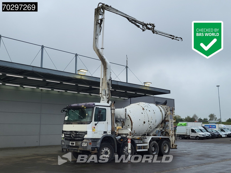 Mercedes-Benz Actros 3241 8X4 7m3 Putzmeister Mixer Big-Axle Steelsuspension Automatic Pompe+Mixer Euro 4 - Автобетононасос: фото 1 Mercedes-Benz Actros 3241 8X4 7m3 Putzmeister Mixer Big-Axle Steelsuspension Automatic Pompe+Mixer Euro 4 - Автобетононасос: фото 1
