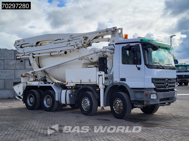 Mercedes-Benz Actros 3241 8X4 7m3 Putzmeister TMM 21-3 Retarder Big-Axle 3-Pedals Steelsuspension Euro 4 - Автобетоносмеситель: фото 3 Mercedes-Benz Actros 3241 8X4 7m3 Putzmeister TMM 21-3 Retarder Big-Axle 3-Pedals Steelsuspension Euro 4 - Автобетоносмеситель: фото 3