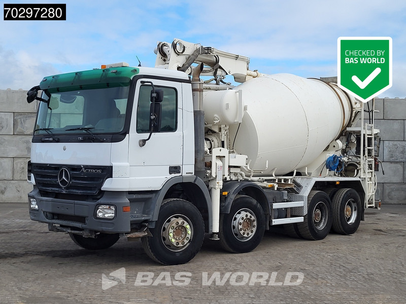 Mercedes-Benz Actros 3241 8X4 7m3 Putzmeister TMM 21-3 Retarder Big-Axle 3-Pedals Steelsuspension Euro 4 - Автобетоносмеситель: фото 1 Mercedes-Benz Actros 3241 8X4 7m3 Putzmeister TMM 21-3 Retarder Big-Axle 3-Pedals Steelsuspension Euro 4 - Автобетоносмеситель: фото 1