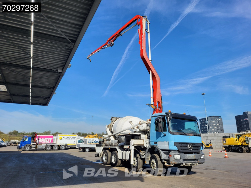 Mercedes-Benz Actros 3241 8X4 Putzmeister TMM 21-3.67 Q PUMI 7m3 Liebherr mixer Big-Axle Euro 3 - Автобетононасос: фото 3 Mercedes-Benz Actros 3241 8X4 Putzmeister TMM 21-3.67 Q PUMI 7m3 Liebherr mixer Big-Axle Euro 3 - Автобетононасос: фото 3