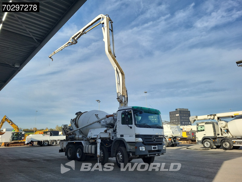 Mercedes-Benz Actros 3241 8X4 Putzmeister TMM 21-G2 PUMI 7m3 Mixer Big-Axle Steelsuspension 3-Pedals Euro 3 - Автобетононасос: фото 3 Mercedes-Benz Actros 3241 8X4 Putzmeister TMM 21-G2 PUMI 7m3 Mixer Big-Axle Steelsuspension 3-Pedals Euro 3 - Автобетононасос: фото 3