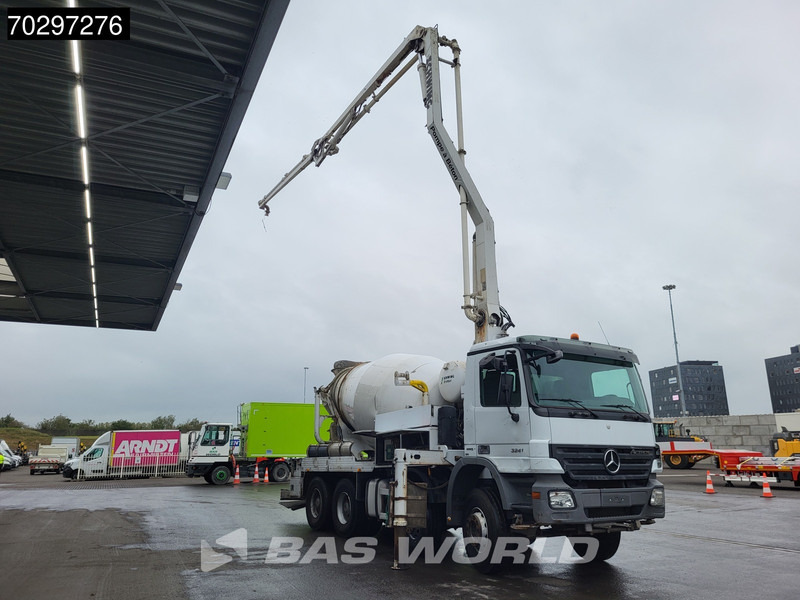 Mercedes-Benz Actros 3241 8X4 SCHWING FBP 21-100 PUMI 7m3 Mixer 3-Pedals Big-Axle Euro 4 - Автобетононасос: фото 3 Mercedes-Benz Actros 3241 8X4 SCHWING FBP 21-100 PUMI 7m3 Mixer 3-Pedals Big-Axle Euro 4 - Автобетононасос: фото 3