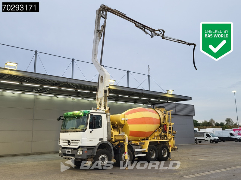 Mercedes-Benz Actros 3244 8X4 Retarder Putzmeister 24 Mtrs Pumi Big-Axle 3-Pedals Euro 4 - Автобетононасос: фото 1 Mercedes-Benz Actros 3244 8X4 Retarder Putzmeister 24 Mtrs Pumi Big-Axle 3-Pedals Euro 4 - Автобетононасос: фото 1