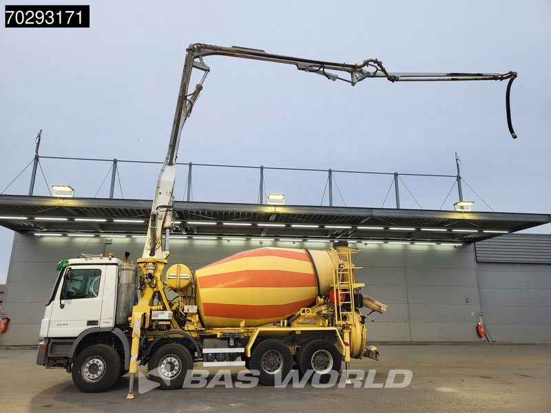 Mercedes-Benz Actros 3244 8X4 Retarder Putzmeister 24 Mtrs Pumi Big-Axle 3-Pedals Euro 4 - Автобетононасос: фото 5 Mercedes-Benz Actros 3244 8X4 Retarder Putzmeister 24 Mtrs Pumi Big-Axle 3-Pedals Euro 4 - Автобетононасос: фото 5