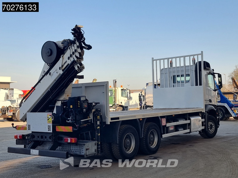 Грузовик бортовой/ Платформа, Автоманипулятор Mercedes-Benz Arocs 2636 6X4 HIAB X-HIDUO 188 ES-S Crane Kran Big axle Euro 6: фото 10