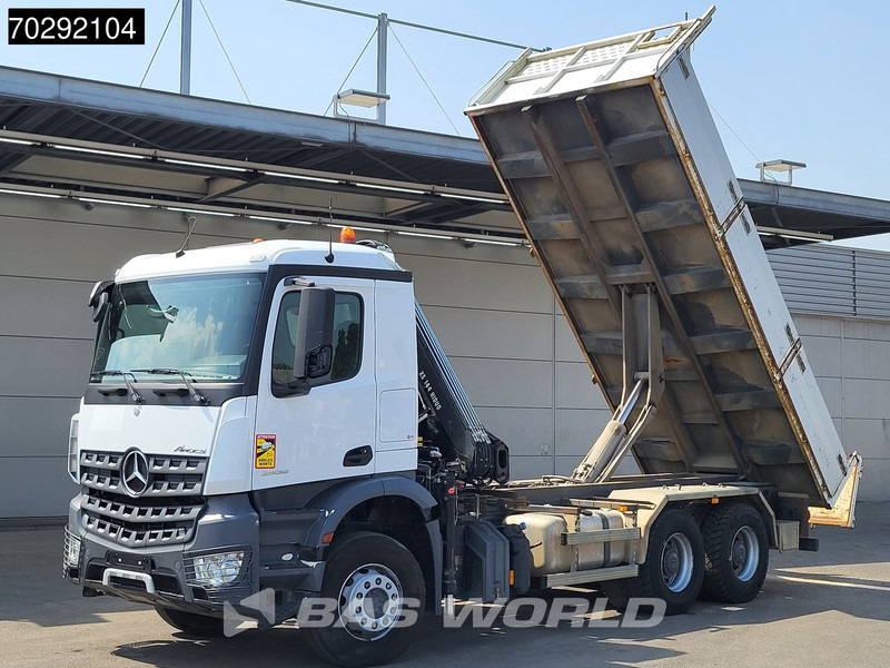 Mercedes-Benz Arocs 2636 Arocs 6X4 8m3 Forez Bennes Tipper HIAB 144 B-2 Hiduo Crane Steelsuspension Automatic Euro 6 - Самосвал, Автоманипулятор: фото 5 Mercedes-Benz Arocs 2636 Arocs 6X4 8m3 Forez Bennes Tipper HIAB 144 B-2 Hiduo Crane Steelsuspension Automatic Euro 6 - Самосвал, Автоманипулятор: фото 5