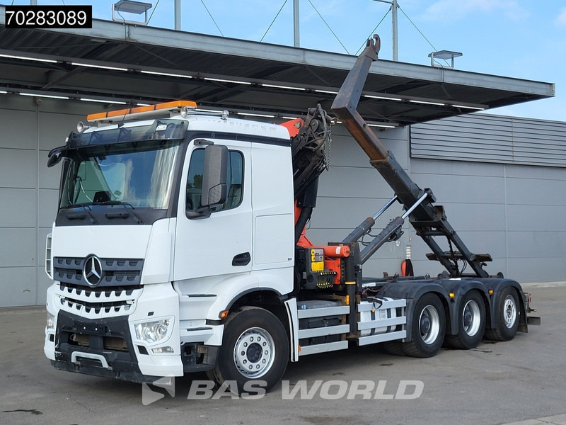 Mercedes-Benz Arocs 3245 Actros 8X4 Palfinger PK22002 EH Crane 17tons hooklift Big-Axle Lift+Lenkachse Navi Euro 6 - Крюковой мультилифт, Автоманипулятор: фото 5 Mercedes-Benz Arocs 3245 Actros 8X4 Palfinger PK22002 EH Crane 17tons hooklift Big-Axle Lift+Lenkachse Navi Euro 6 - Крюковой мультилифт, Автоманипулятор: фото 5