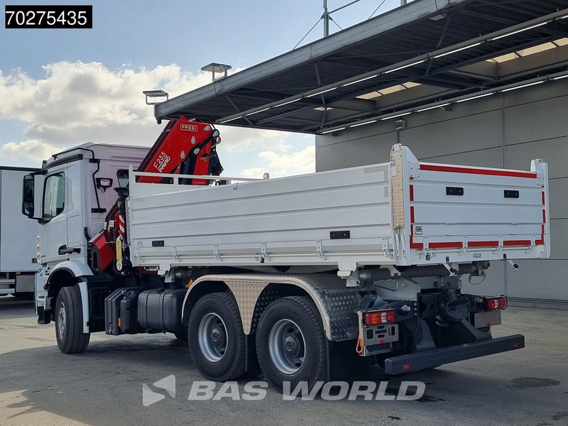 Новый Самосвал, Автоманипулятор Mercedes-Benz Arocs 3348 6X4 Fassi F255A2.24 Kran Crane 9m3 3-Sided Tipper Big-Axle Euro 6: фото 16