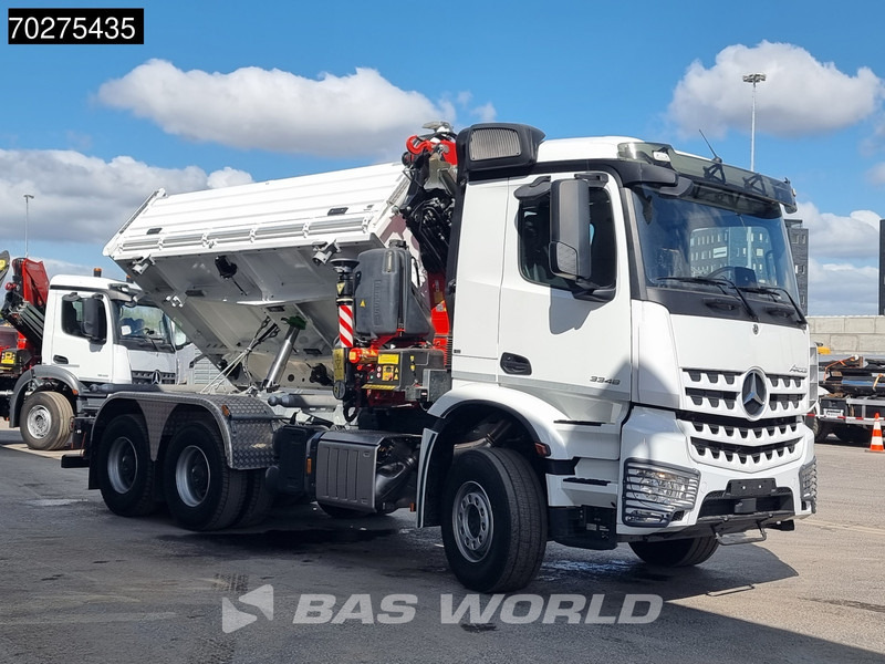 Новый Самосвал, Автоманипулятор Mercedes-Benz Arocs 3348 6X4 Fassi F255A2.24 Kran Crane 9m3 3-Sided Tipper Big-Axle Euro 6: фото 17