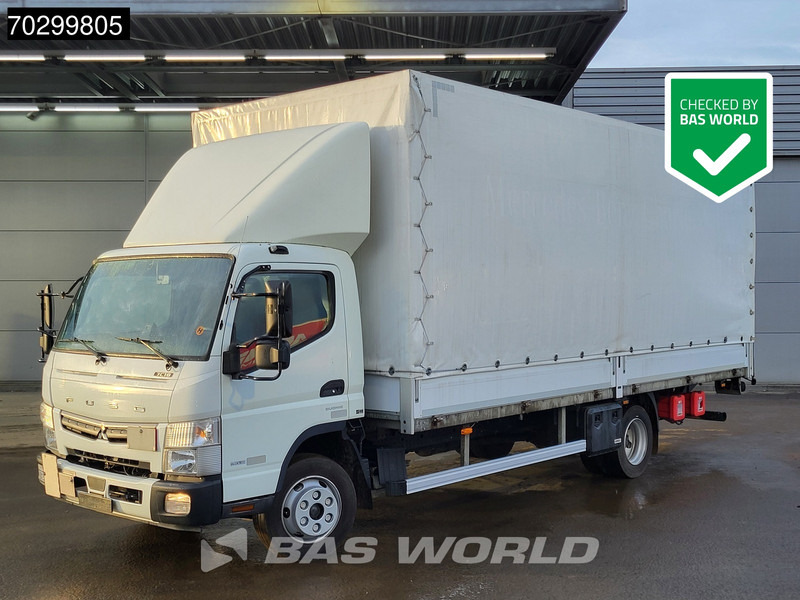 Mitsubishi Fuso 7C 18 4X2 Steelsuspension 1000kg Ladebordwand Automatic Euro 6 - Тентованный грузовик: фото 1 Mitsubishi Fuso 7C 18 4X2 Steelsuspension 1000kg Ladebordwand Automatic Euro 6 - Тентованный грузовик: фото 1