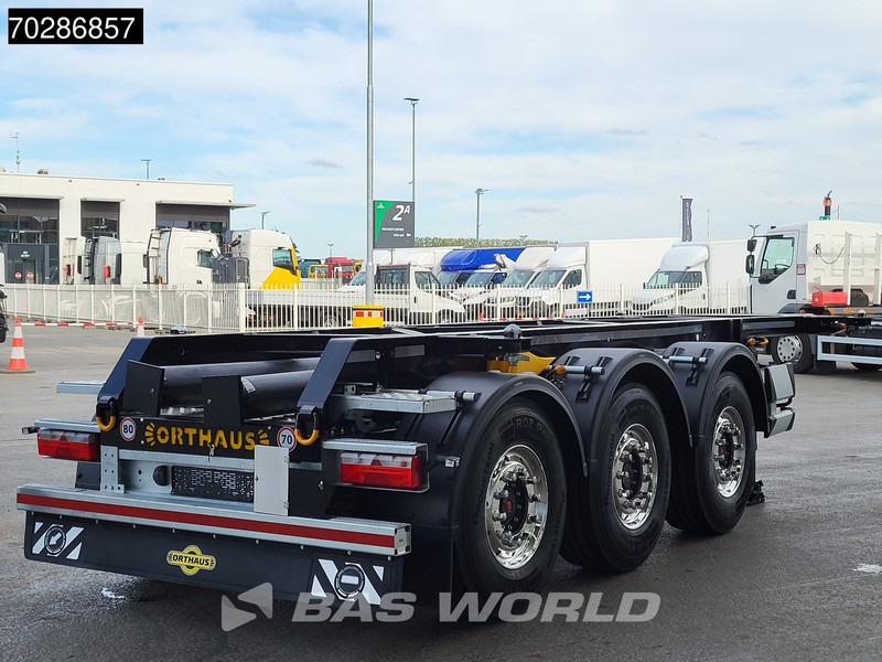 Новый Полуприцеп-контейнеровоз/ Сменный кузов Orthaus 3 axles NEW Lift Axle 20ft 25ft Tank ADR: фото 6