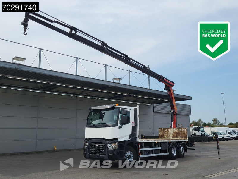 Renault C 380 6X2 Palfinger PK 22002 EH Crane Optibrake Euro 6 - Грузовик бортовой/ Платформа, Автоманипулятор: фото 1 Renault C 380 6X2 Palfinger PK 22002 EH Crane Optibrake Euro 6 - Грузовик бортовой/ Платформа, Автоманипулятор: фото 1
