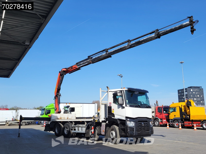 Грузовик бортовой/ Платформа, Автоманипулятор Renault C 430 8X4 Palfinger PK33002EH Kran Crane Big Axle Euro 6: фото 9