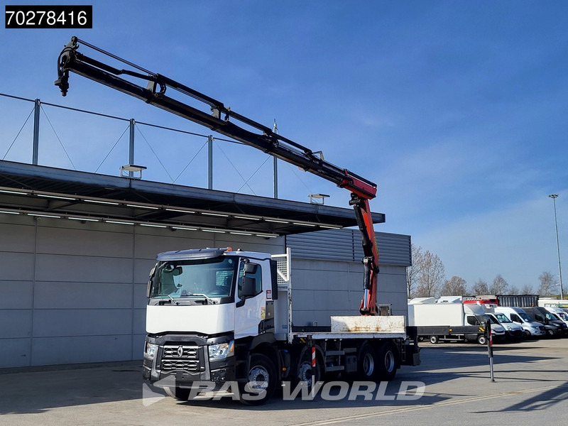 Renault C 430 8X4 Palfinger PK33002EH Kran Crane Big Axle Euro 6 - Грузовик бортовой/ Платформа, Автоманипулятор: фото 3 Renault C 430 8X4 Palfinger PK33002EH Kran Crane Big Axle Euro 6 - Грузовик бортовой/ Платформа, Автоманипулятор: фото 3