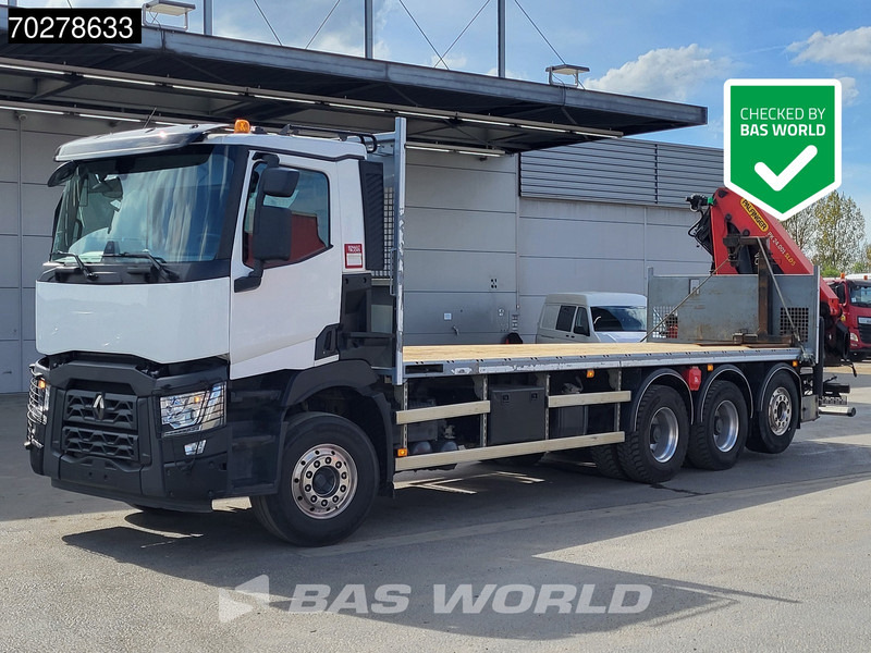 Renault C 480 8X4 Palfinger PK24.001 SLD5 Crane Kran Automatic Liftachse Euro 6 - Грузовик бортовой/ Платформа, Автоманипулятор: фото 1 Renault C 480 8X4 Palfinger PK24.001 SLD5 Crane Kran Automatic Liftachse Euro 6 - Грузовик бортовой/ Платформа, Автоманипулятор: фото 1