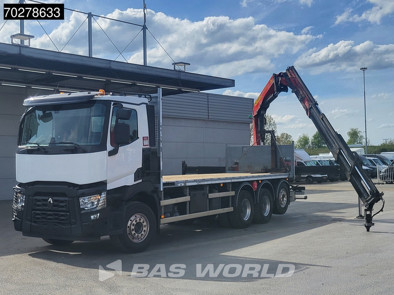 Renault C 480 8X4 Palfinger PK24.001 SLD5 Crane Kran Automatic Liftachse Euro 6 - Грузовик бортовой/ Платформа, Автоманипулятор: фото 2 Renault C 480 8X4 Palfinger PK24.001 SLD5 Crane Kran Automatic Liftachse Euro 6 - Грузовик бортовой/ Платформа, Автоманипулятор: фото 2