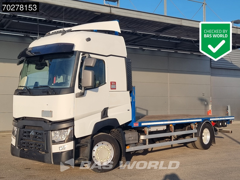 Renault T 460 4X2 19tonner Automatic Hartholz-Boden Standklima Euro 6 - Грузовик бортовой/ Платформа: фото 1 Renault T 460 4X2 19tonner Automatic Hartholz-Boden Standklima Euro 6 - Грузовик бортовой/ Платформа: фото 1