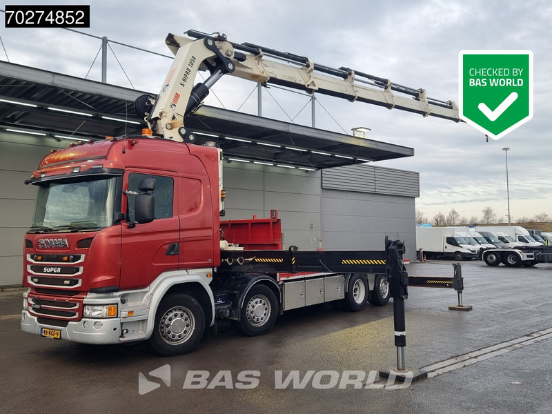 Scania G450 8X2 NL-Truck Hiab X-HIPRO 1058EP-6 Kran Front stab Retarder Euro 6 - Грузовик бортовой/ Платформа, Автоманипулятор: фото 1 Scania G450 8X2 NL-Truck Hiab X-HIPRO 1058EP-6 Kran Front stab Retarder Euro 6 - Грузовик бортовой/ Платформа, Автоманипулятор: фото 1