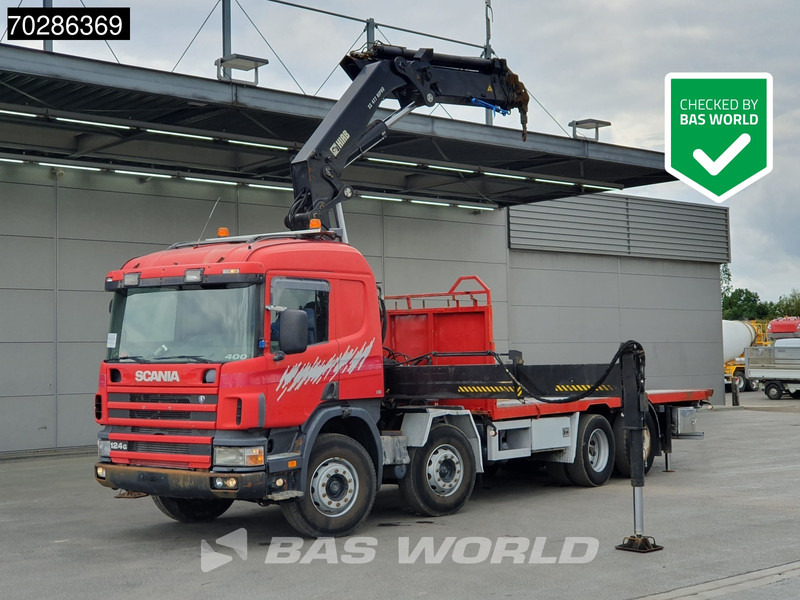 Scania P124 P 8X2 HIAB 477EP-5 HIPRO 2013 year Kran Crane Lift Axle Manual Euro 2 - Грузовик бортовой/ Платформа, Автоманипулятор: фото 1 Scania P124 P 8X2 HIAB 477EP-5 HIPRO 2013 year Kran Crane Lift Axle Manual Euro 2 - Грузовик бортовой/ Платформа, Автоманипулятор: фото 1