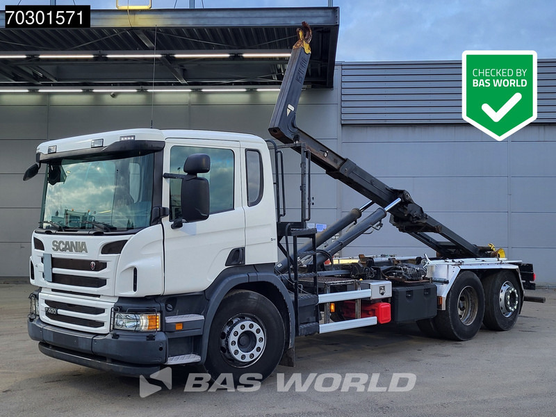 Scania P400 6X2 20 tons HIAB containersystem Retarder Automatic Lift+steering Euro 5 - Крюковой мультилифт: фото 1 Scania P400 6X2 20 tons HIAB containersystem Retarder Automatic Lift+steering Euro 5 - Крюковой мультилифт: фото 1