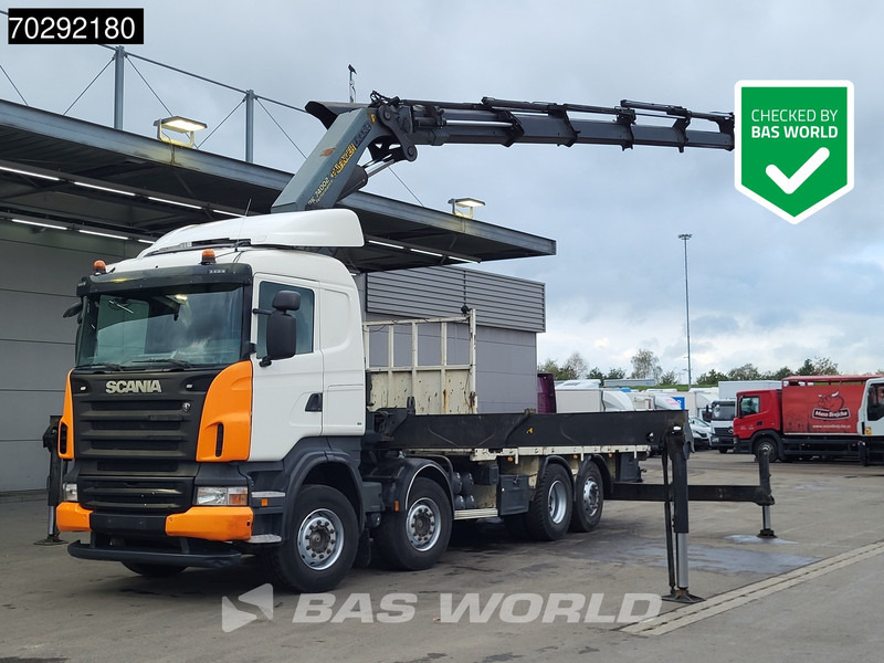 Scania R420 8X2 Palfinger PK74002 Kran Crane Retarder Lift-Steering Axle Euro 4 - Грузовик бортовой/ Платформа, Автоманипулятор: фото 1 Scania R420 8X2 Palfinger PK74002 Kran Crane Retarder Lift-Steering Axle Euro 4 - Грузовик бортовой/ Платформа, Автоманипулятор: фото 1