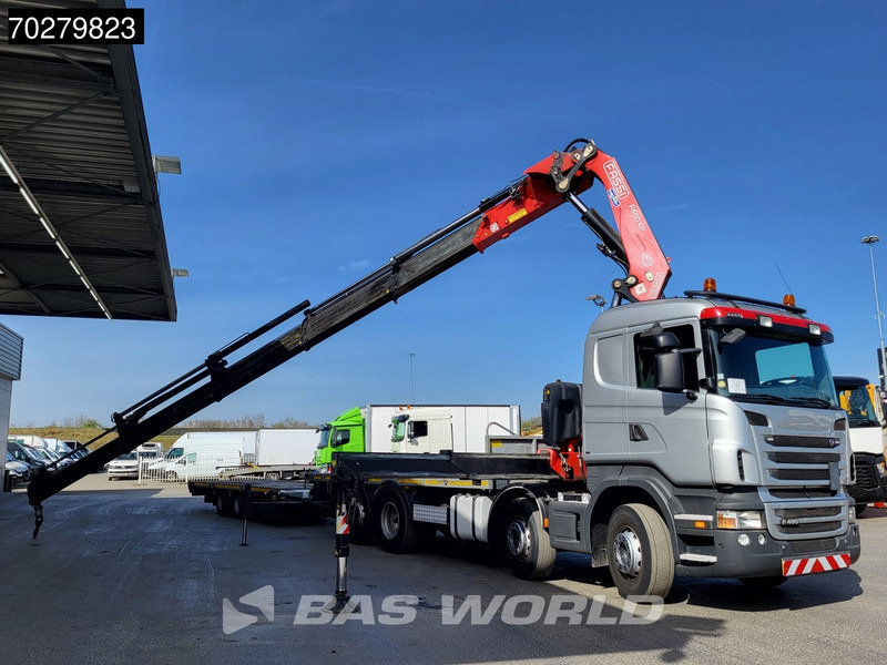 Грузовик бортовой/ Платформа, Автоманипулятор Scania R480 8X2 Combi FASSI F660AXP.25 Manual Retarder Lift+Lenkachse Euro 5: фото 6