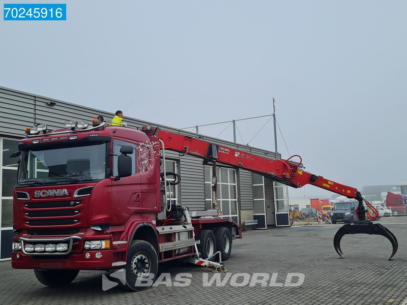 Scania R580 6X4 Jonsered J28505 83 Crane Kran Steel-suspension Retarder - Лесовоз, Автоманипулятор: фото 5 Scania R580 6X4 Jonsered J28505 83 Crane Kran Steel-suspension Retarder - Лесовоз, Автоманипулятор: фото 5