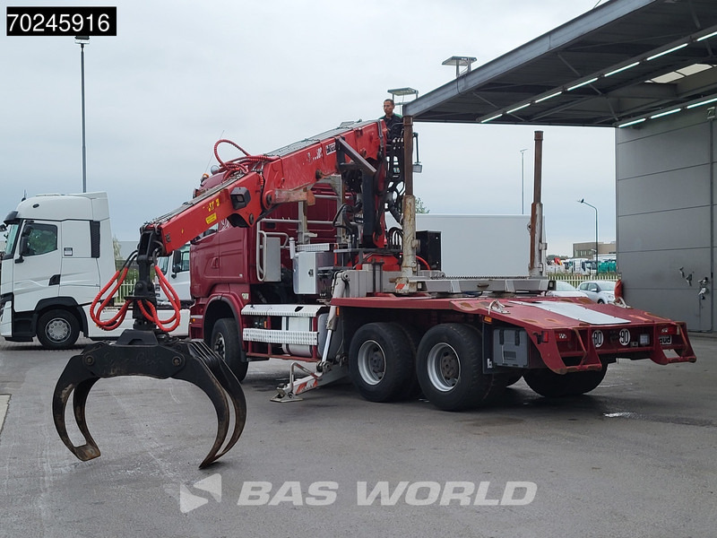 Scania R580 6X4 Jonsered J28505 83 wood Crane Holztransport Steel-suspension Retarder Euro 6 - Лесовоз, Автоманипулятор: фото 3 Scania R580 6X4 Jonsered J28505 83 wood Crane Holztransport Steel-suspension Retarder Euro 6 - Лесовоз, Автоманипулятор: фото 3