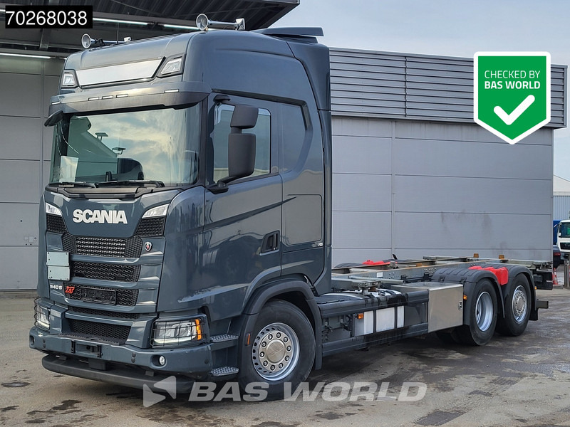 Scania S540 6X2 Highline 2x Tanks Retarder Highline Euro 6 - Грузовик-контейнеровоз/ Сменный кузов: фото 1 Scania S540 6X2 Highline 2x Tanks Retarder Highline Euro 6 - Грузовик-контейнеровоз/ Сменный кузов: фото 1