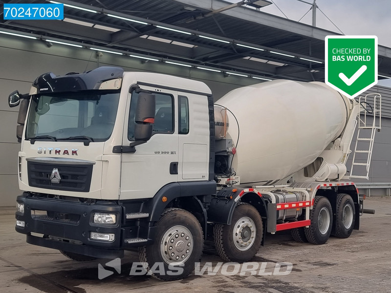 Sitrak G5 350 8X4 8m3 Liebherr HTM 804 H Mixer Big-Axle Steelsuspension - Автобетоносмеситель: фото 1 Sitrak G5 350 8X4 8m3 Liebherr HTM 804 H Mixer Big-Axle Steelsuspension - Автобетоносмеситель: фото 1