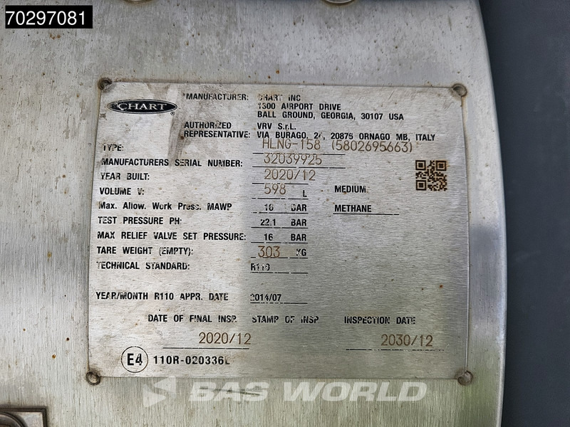 Тягач Iveco S-Way 460 4X2 LNG Retarder 2xTanks Alcoa's Navi: фото 15