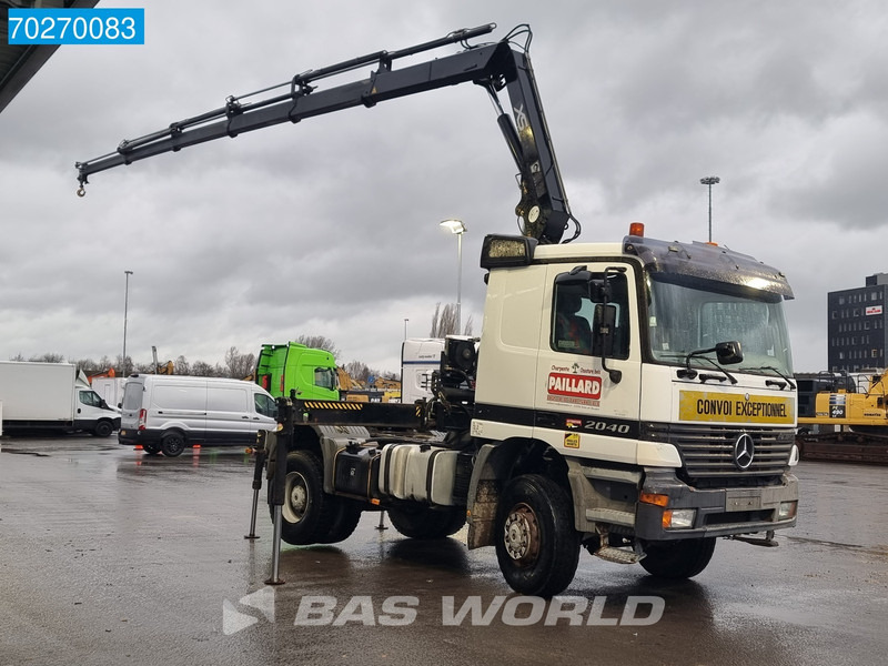 Mercedes-Benz Actros 2040 Actros 4X4 Manual 4x4 Big-Axle Full-Steel Hiab 1660-5 Kran 4x Stabilizers - Тягач: фото 3 Mercedes-Benz Actros 2040 Actros 4X4 Manual 4x4 Big-Axle Full-Steel Hiab 1660-5 Kran 4x Stabilizers - Тягач: фото 3