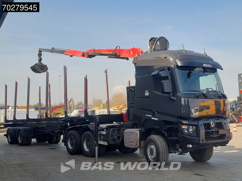 Renault K 520 6X6 6x6 Big-Axle Steelsuspension Holz Kran Palfinger Q180Z96 Optibrake+ Drumbrakes - Тягач: фото 3 Renault K 520 6X6 6x6 Big-Axle Steelsuspension Holz Kran Palfinger Q180Z96 Optibrake+ Drumbrakes - Тягач: фото 3