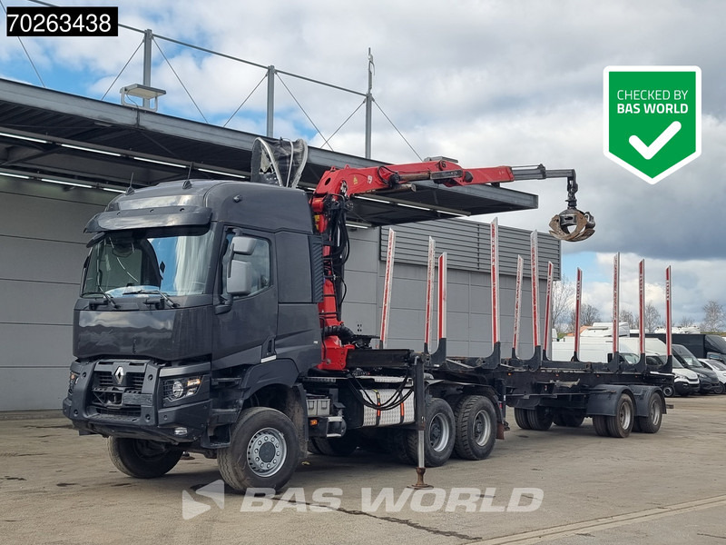 Renault K 520 6X6 Holz Kran Palfinger Q180Z96 6x6 Big-Axle Steelsuspension - Тягач: фото 1 Renault K 520 6X6 Holz Kran Palfinger Q180Z96 6x6 Big-Axle Steelsuspension - Тягач: фото 1