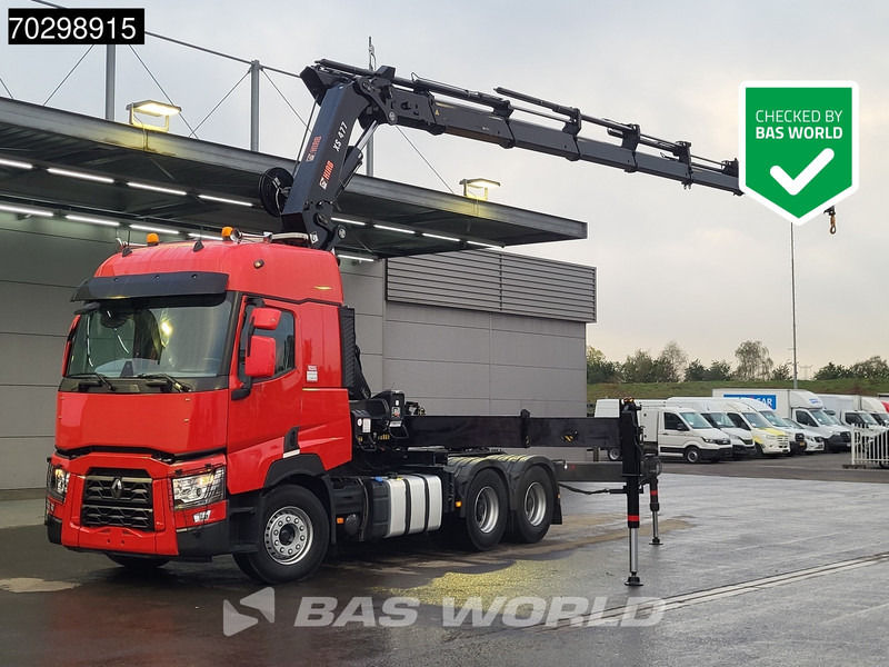 Renault T 520 6X4 Hiab 477E-7 HIDUO Crane Kran Big-Axle Euro 6 - Тягач: фото 1 Renault T 520 6X4 Hiab 477E-7 HIDUO Crane Kran Big-Axle Euro 6 - Тягач: фото 1