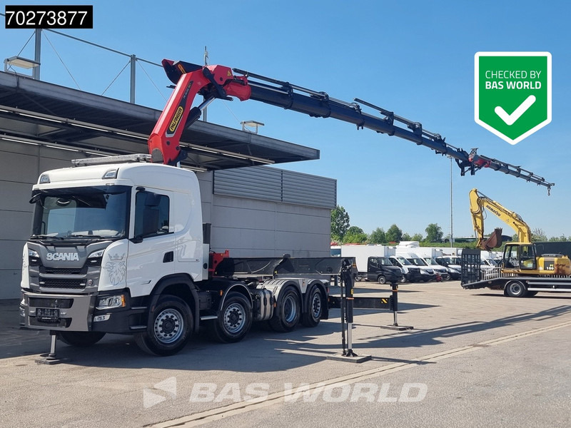 Scania G500 8X2 Retarder Liftachse Palfinger Kran PK 58.002 TEC F + JIB - Тягач: фото 1 Scania G500 8X2 Retarder Liftachse Palfinger Kran PK 58.002 TEC F + JIB - Тягач: фото 1