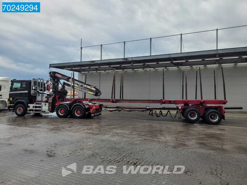 Scania R580 6X4 Holz Kran Diebolt D28 Full-Steell Extentable Trailer - Тягач: фото 3 Scania R580 6X4 Holz Kran Diebolt D28 Full-Steell Extentable Trailer - Тягач: фото 3