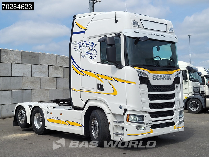 Тягач Scania S650 S 6X2 Retarder Liftachse Full-Air Leather Alcoa's: фото 17
